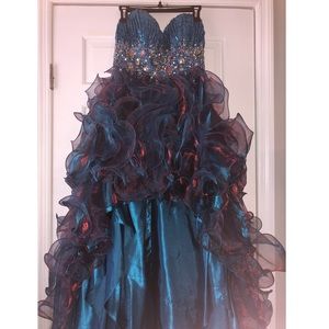 Prom high low dress!!